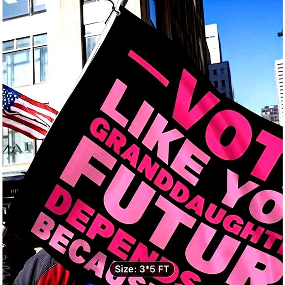 Garden Porch Yard Car Boat Truck RV Political Flag Vote size  3' x 5' - Picture 6 of 9